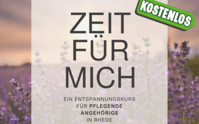 „Zeit für mich“ – kostenloser Entspannungskurs für pflegende Angehörige in Rhede