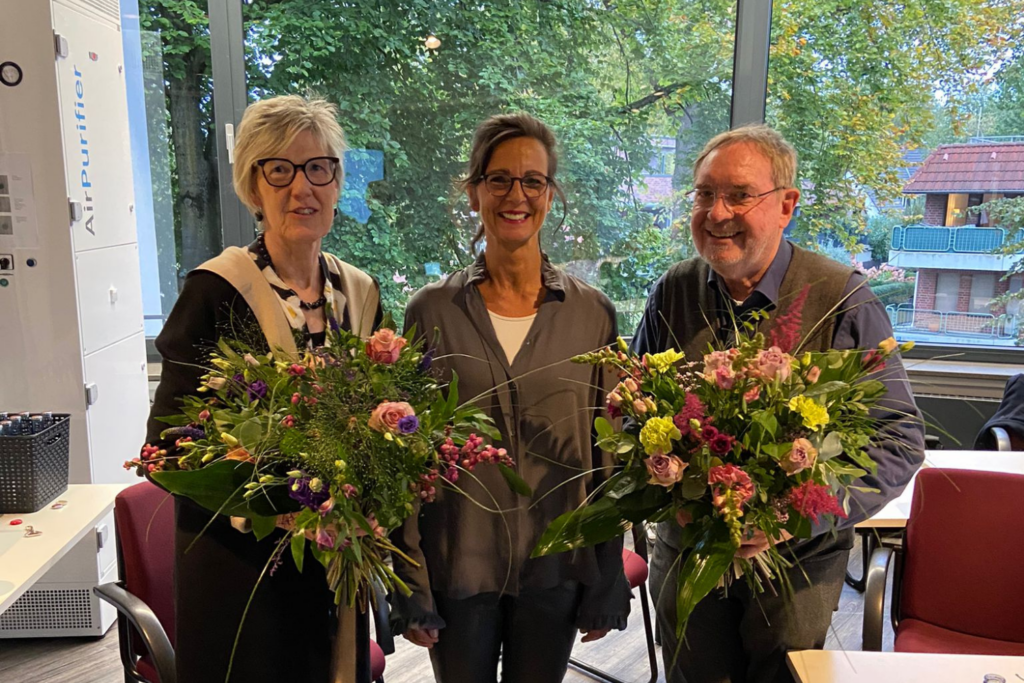 (v.l.): Elisabeth Böing, Dr. Ulrike Frye und Dr. Michael Adam.